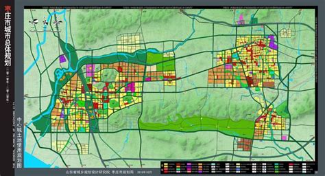 枣庄2030年城市规划图