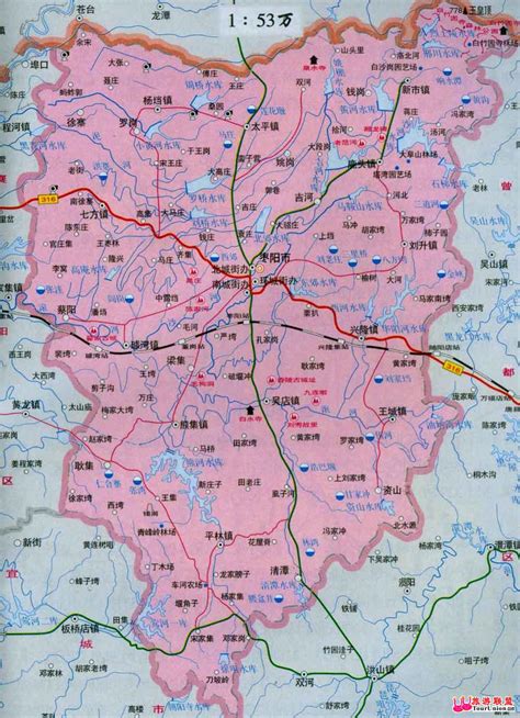 枣阳市市区地图全图高清版