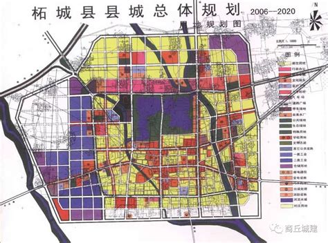 柘城城区地图