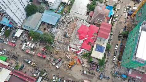 柬埔寨在建工地倒塌最新