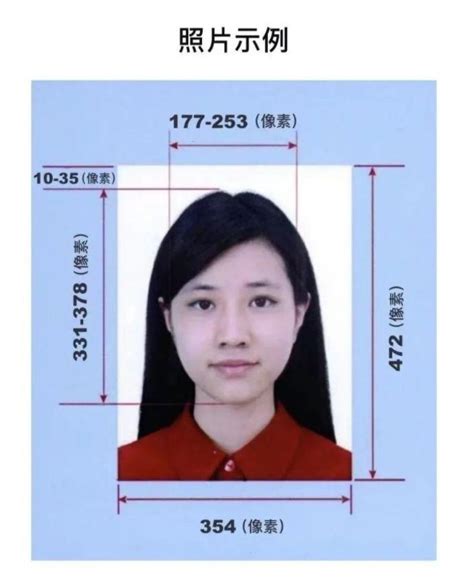 标准护照照片的电子格式