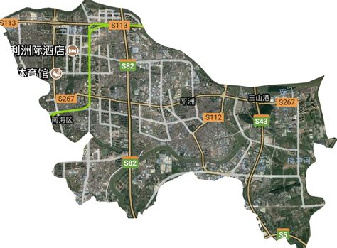 桂城街道平面图