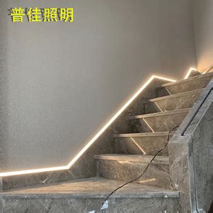 楼梯流水线灯带造型图案