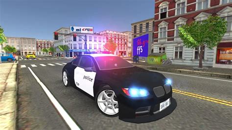 模拟驾驶警车撞车游戏