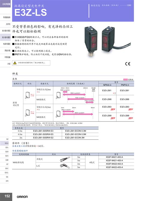欧姆龙e3z-d61l光电传感器说明书