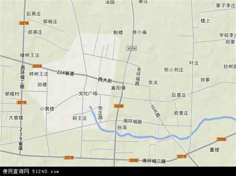 正阳县真阳镇地图