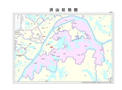 武汉市洪山区地图变化
