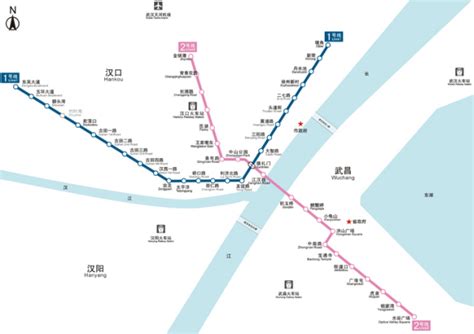 武汉轻轨一号线路线图