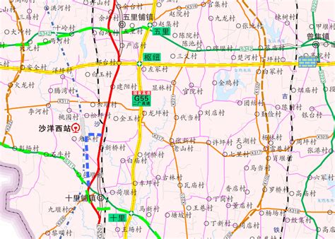武荆高速地图全图
