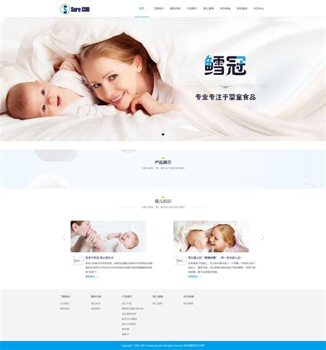 母婴行业网站建设方案