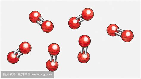 氧气分子结构模型
