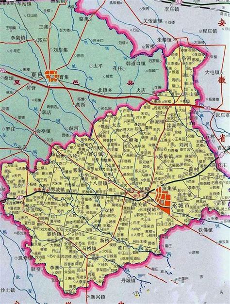 永城市东城区地图