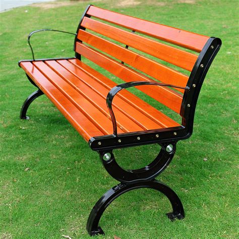 江苏公园用木塑休闲椅