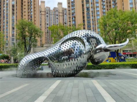 河南公园不锈钢抽象雕塑定制