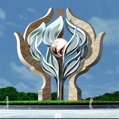 河南知名校园玻璃钢景观雕塑
