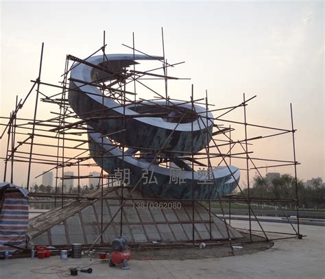 济南大型不锈钢山水雕塑施工