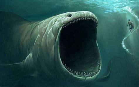海里面的深海巨兽