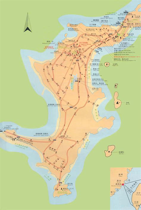 湄洲湾地图