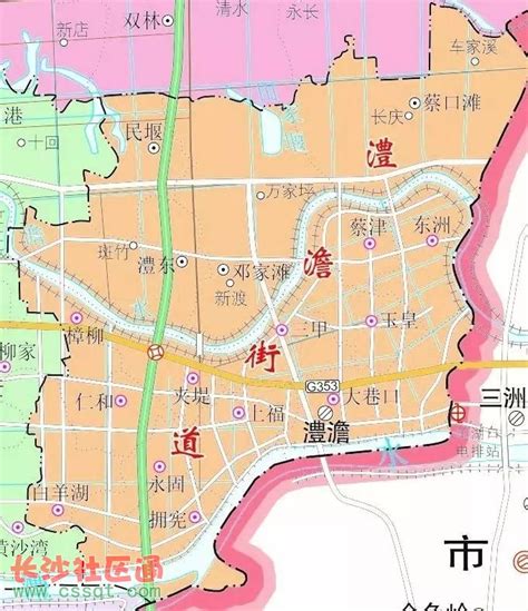 澧县中心地图平面图