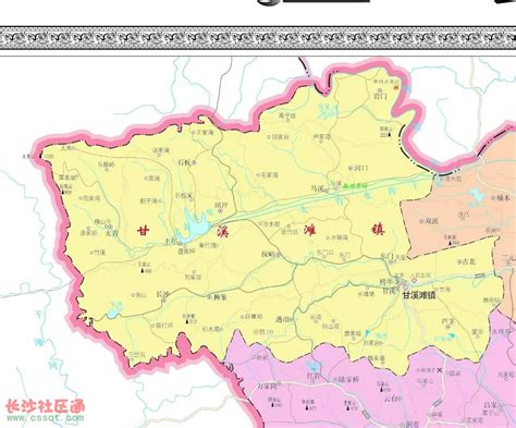 澧县各乡镇地图