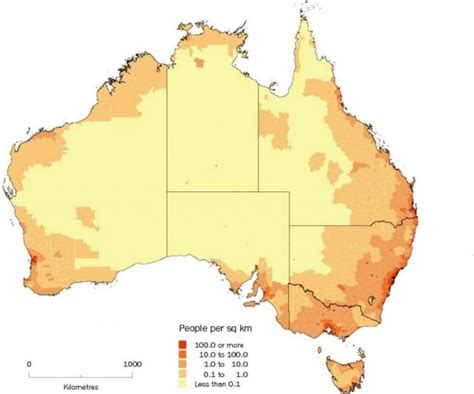 澳大利亚主要人口城市分布图