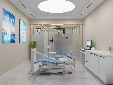 牙科诊室柜体装修效果图
