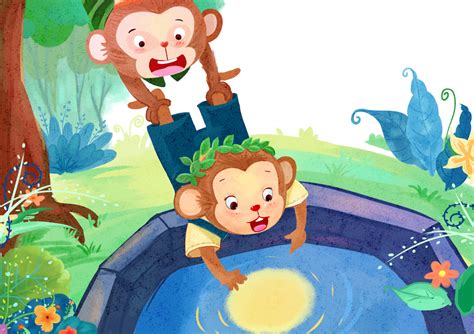 猴子捞月亮故事告诉我们什么道理