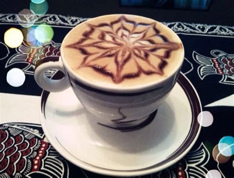 用美式咖啡做花式咖啡