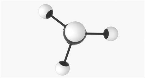 甲烷的分子模型