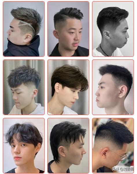 男各种发型图片及名称