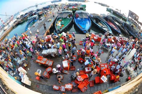 白马井码头海鲜市场