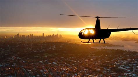 直升机鸟瞰悉尼
