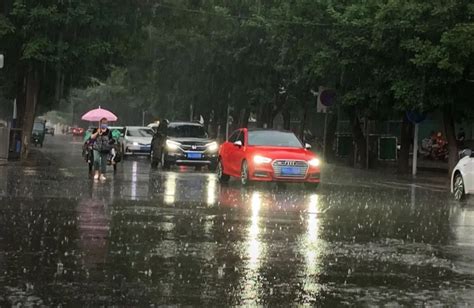 睢县今天下大雨了