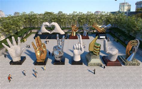 福建城市广场雕塑模型