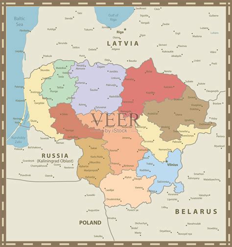 立陶宛地图中文版全图