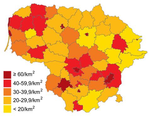 立陶宛面积人口各多少
