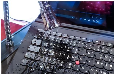 笔记本键盘进水有没有问题啊