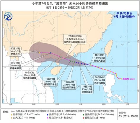 第七号台风最新路径图