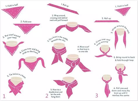 纱巾系法步骤