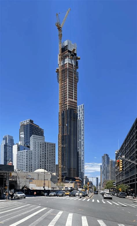 纽约新建封顶的摩天大楼