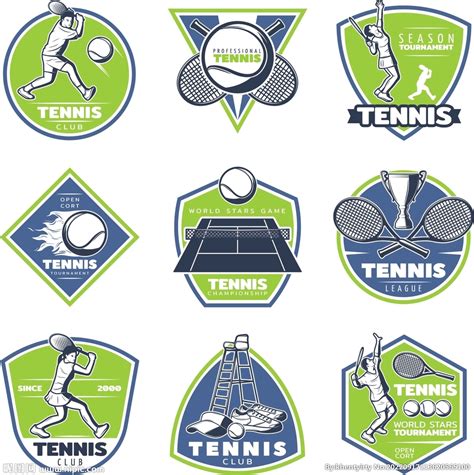网球logo素材图