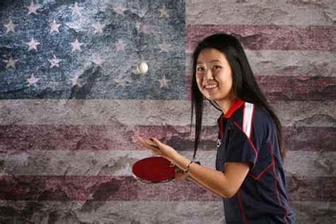 美国乒乓选手张安用中文接受采访