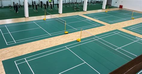 羽毛球场地地板结构图