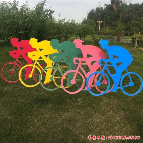 自行车雕塑图片大全