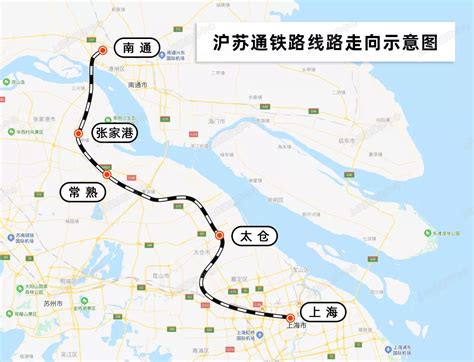 苏通大桥路线地图