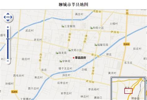 莘县城区街道地图全图