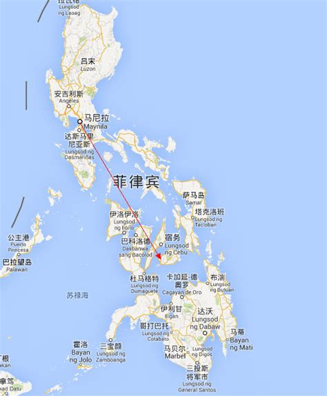 菲律宾克拉克位置地图