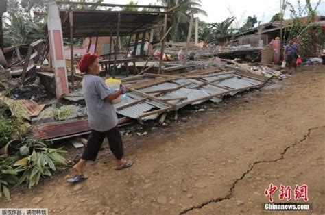 菲律宾南部海域强震伤亡情况