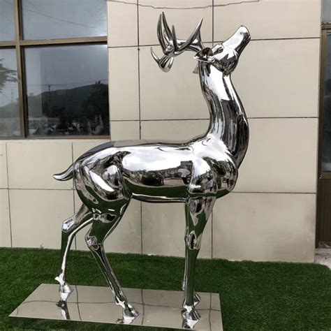 衡阳不锈钢雕塑鹿雕塑定制厂家