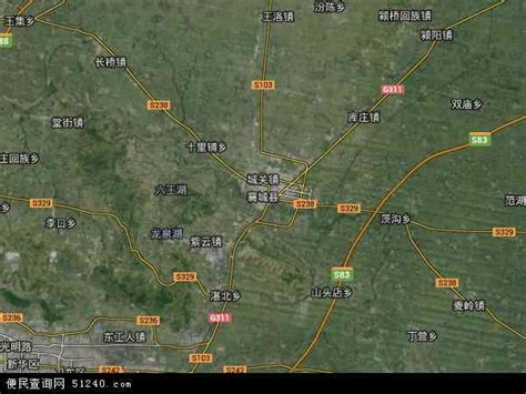 襄城县高清卫星地图